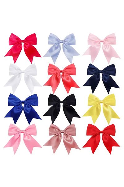 LO ADORO 10 Pieces Girls' Buckle Bow Ribbon Buckle Kilips Buckle Color Options You Choose
