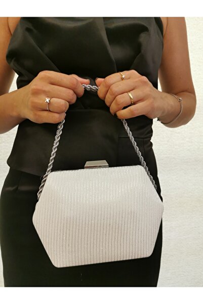 Soave Collection GEANTĂ DE SEARĂ PENTRU FEMEI CU LANTURI LUCIOASE PENTRU PETRECERE DE NOAPTE DE NUNTĂ