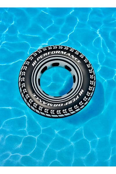 Intex 91 cm Rubber Patterned Wheel Bagel - Inflatable Wheel