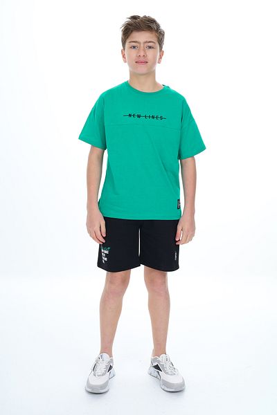 Toontoy Boy's Printed Shorts Suit