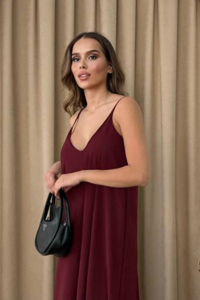 Balenbi Γυναικείο ύφασμα Aerobin μακρύ φόρεμα με ρυθμιζόμενο λουράκι 1099