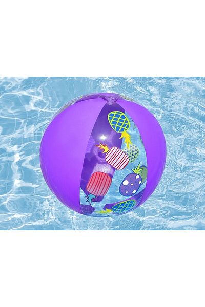 BESTWAY Inflatable Sea Ball - Pineapple Patterned Pool Ball - Children's Garden Play Ball - Beach Ball Patterned 51 cm