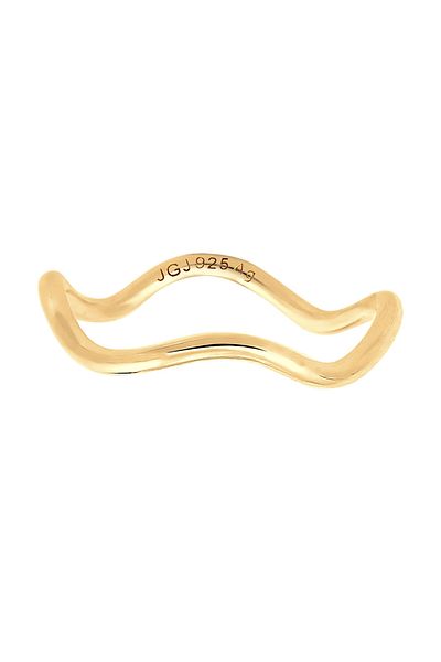 ELLI Inel din argint 925 Minimal Geo Trend - Waves pentru femei