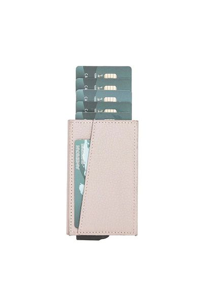 Silahlı Tower Mondello Magic Leather Card Holder Erc3 Beige