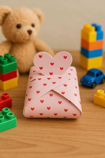 Emtory Home Pembe Kırmızı 25 Adet Model Kalpli Şeker Kutusu -nikah Şekeri - L...