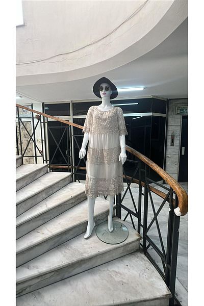 EREN STYLE ROCHIE ITALIAN SUNSHINE DANTELA CU DETALURI DE MĂTASE