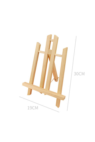 Choice حامل طاولة من خشب الزان مقاس 19×30 سم للوحات الفنية، حامل خشبي لتزيين ...