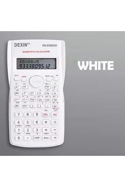 Choice White 1pc Engineering Scientific Calculator 2 Line Function Calculator Fraction Calculator Statistic