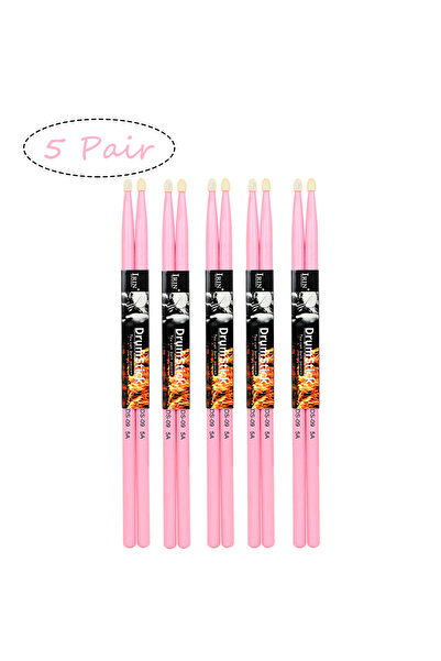 Choice 5 Pairs IRIN Drumstick Jazz Drum 5A Solid Wood Pair Drum Sticks Percussion Instrument Sturdy Maple P