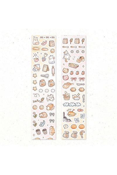 Choice Style B (1 ROLL) Cute Cat Washi Tape Stickers Synthetic Paper Flash Film Tape For Diy Scrapbook Phon