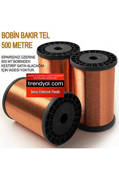 BAKIRSAN 1MM SAF BAKIR TEL 1MT 1MM KAPLAMASIZ SAF BAKIR TEL 1MM KAPLAMASIZ SAF BAKIR TEL BENSU PENDİK