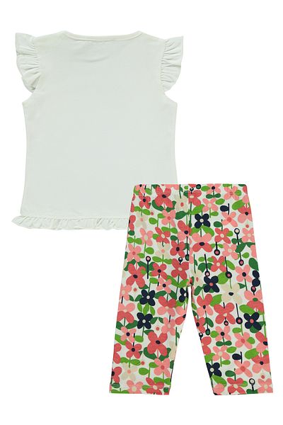 Civil Girls 2-5 Years Old Girl's Ecru Suit Set