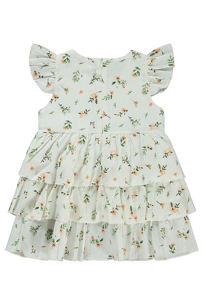 Civil Girls Girl's Dress White-Salmon for 2-5 Years