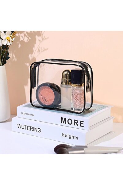 Choice3 Small 1/3Pcs Set Transparent Toiletry Bags Large Capacity Bag Travel ...