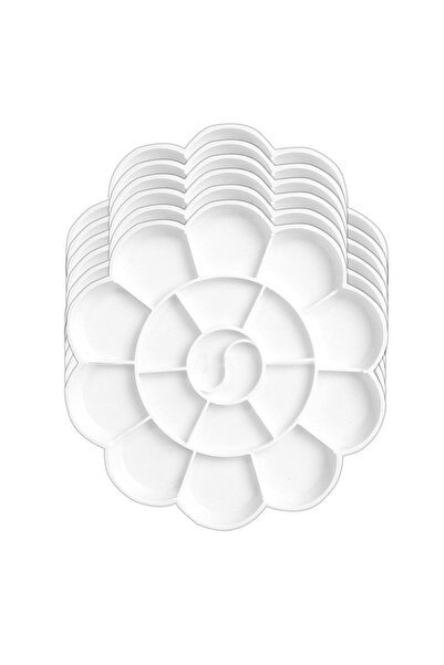 Choice1 6pcs 1/6pcs Painting Palette, 18 Wells Plastic Paint Tray Pallet Reus...