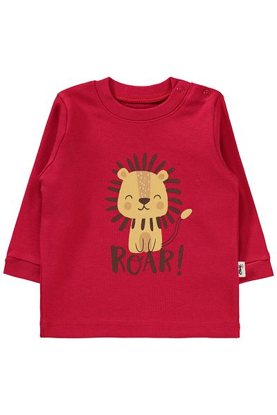 Civil Baby 6-18 Months Red Baby Boy Pajamas Set