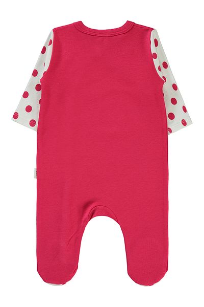 TWEETY 1-6 Months Baby Girl Ecru Jumpsuit - With Booties