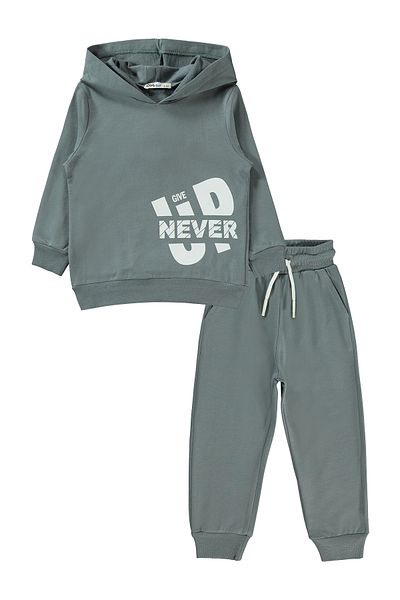 Civil Boys Boy's Tracksuit Set 2-5 Years Smoked