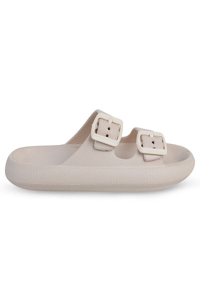 Civil Girls Size 32-35 Beige Civil Girls Slippers