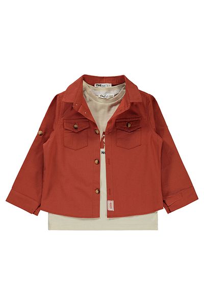 Civil Boys Boy's T-Shirt Shirt 2-5 Years Dark Copper