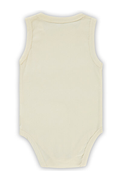 Civil Baby Baby Boy Badi with Snap Fastener 0-18 Months Ecru