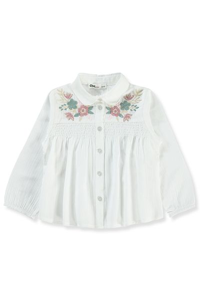Civil Girls Girl's Shirt 2-5 Years Ecru