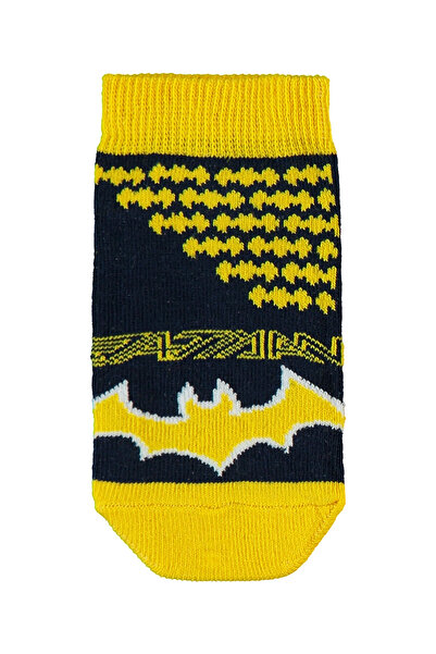 Batman Boy's Booties Socks 2-12 Years Yellow