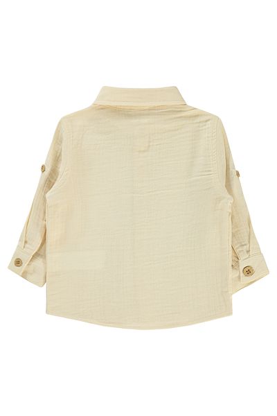 Civil Baby 6-18 Months Baby Boy Beige Shirt