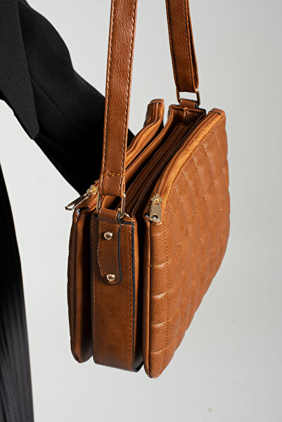 Sanmorris COLORFULLBAG Γυναικεία τσάντα ώμου με καπιτονέ ραφές με λουράκι