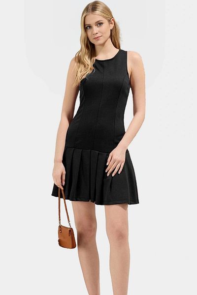 PayBuy Women's Mini Knitted Dress Summer Battery Detailed Body Shaping Comfortable and Stylish Premium Quality