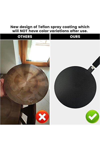 Chefline Non-Stick Multi Flat Tawa, 34 cm, MT34