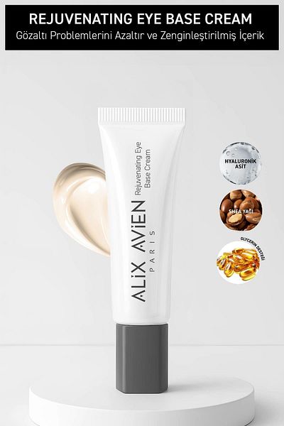 Alix Avien Under Eye Anti-Wrinkle Brightening Moisturizing Eye Base Cream - Rejuvenating Eye Base Cream