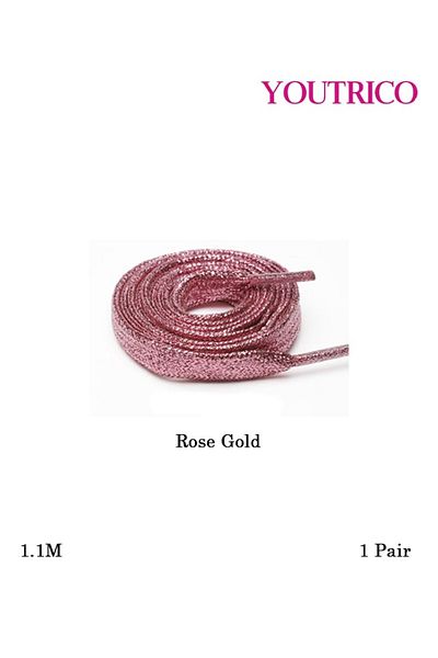 Youtrico Pearlescent Flat Polyester Shoelaces - Single Pair (1.1m)