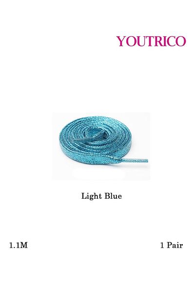 Youtrico Pearlescent Flat Polyester Shoelaces - Single Pair (1.1m)