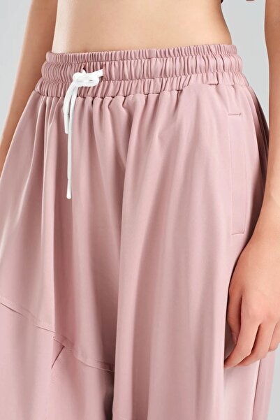 tw3 Women's Elastic Waist Knitted Fabric Design Shalwar