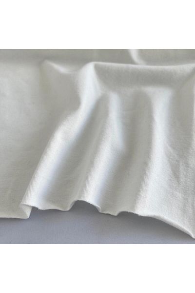 Kaf Kumaş Modal Combed Single Jersey Fabric |   Ecru