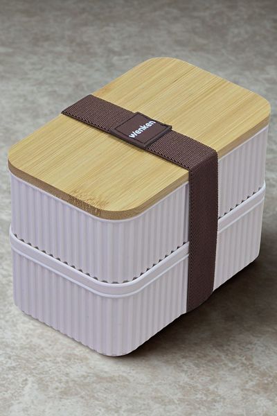 Piev Practical Zebra Bamboo Lid Storage Nutrition Container 2 Li 500 ml No 1