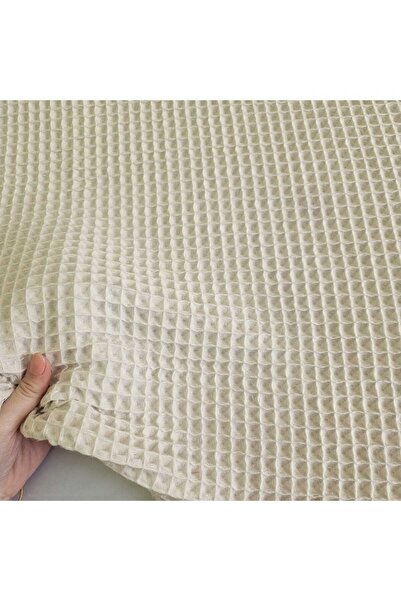 Kaf Kumaş Ύφασμα μπουρνούζι με μεγάλα καρό βάφλα |   Εύρος υφάσματος: 150 εκ. |   100% βαμβάκι |   Βω-02