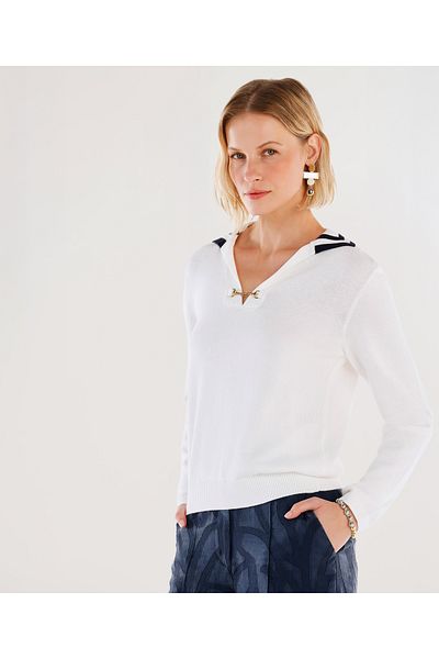 Yargıcı Long Sleeve Sweater with Collar Accessories
