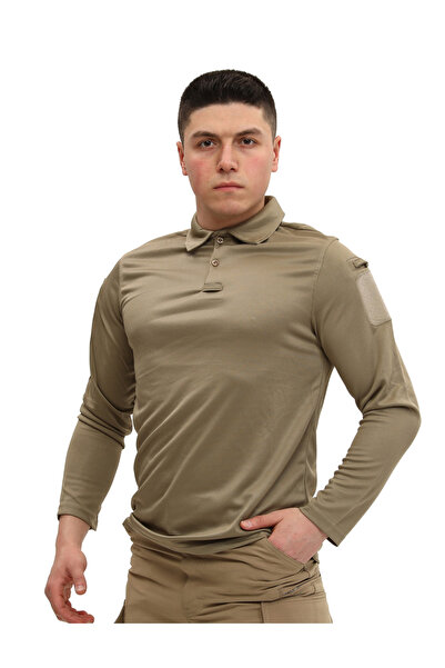 SINGLE SWORD Футболка з довгими рукавами та коміром поло - Футболка