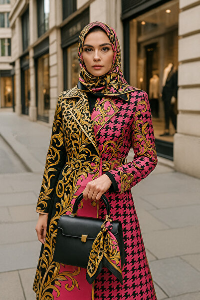 VİZYON %100 İpek Tivil Eşarp