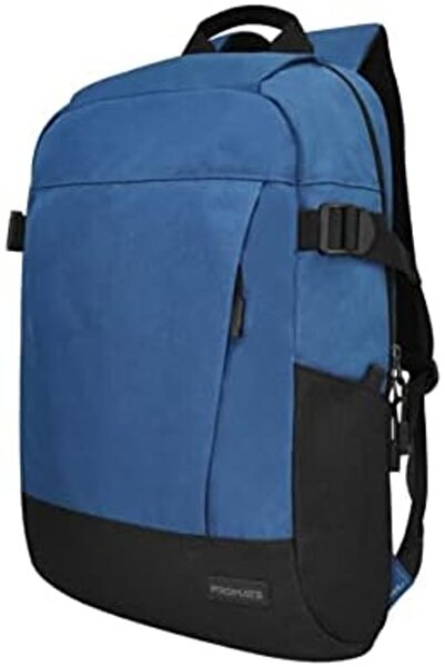 Promate حقيبة ظهر للكمبيوتر المحمول مقاس 15.6 بوصة، حقيبة كتف مريحة وقابلة للتعديل مع ملحقات متعددة