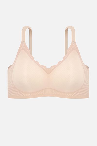 Wonna Ghost Laser Cut Seamless Bra Without Underwire - Non-Support - 2807 - Powder