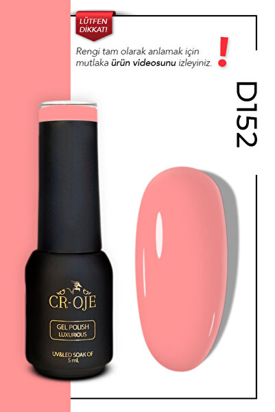 CROJE KALICI OJE Kalıcı Oje D152 - Pembe (5 ML)
