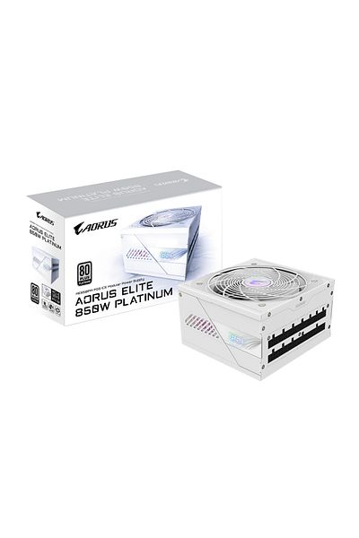 Gigabyte GIGABYTE Aorus ELITE P850W ICE, 80+ Platinum, 850W, Full Modular Power Supply (White)