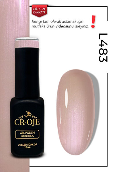 CROJE KALICI OJE Kalıcı Oje L483-hologram (12 ML.)