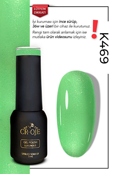 CROJE KALICI OJE K469 - Simli Yeşil (5 ML)