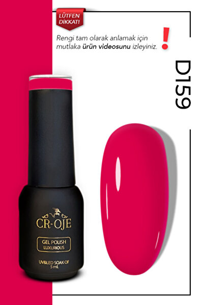 CROJE KALICI OJE Kalıcı Oje D159- Pembe (5 ML)