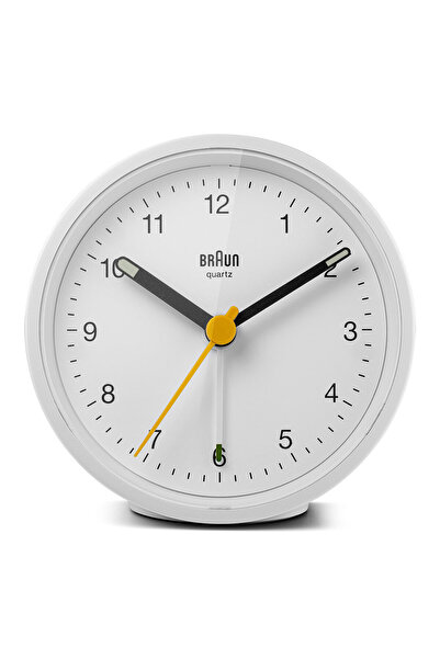 Braun Bc12w Beyaz Klasik Analog Alarmlı Masa Saati