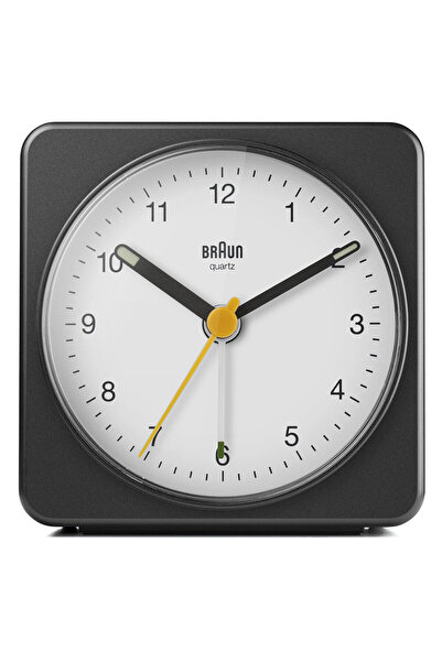 Braun Bc03bw Siyah-beyaz Klasik Seyahat Analog Alarmlı Masa Saati